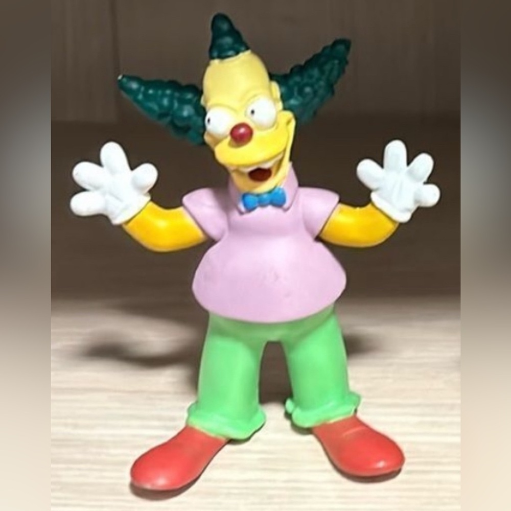 THE SIMPSONS- CRUSTY THE CLOWN - COLLECTIBLE VINTAGE FIGURE